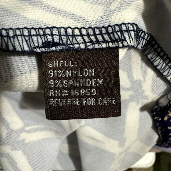 J. McLaughlin Navy Diamond V-Neck Catalina Cloth Tunic Top Sz L  Mature Luxury - Picture 6 of 6